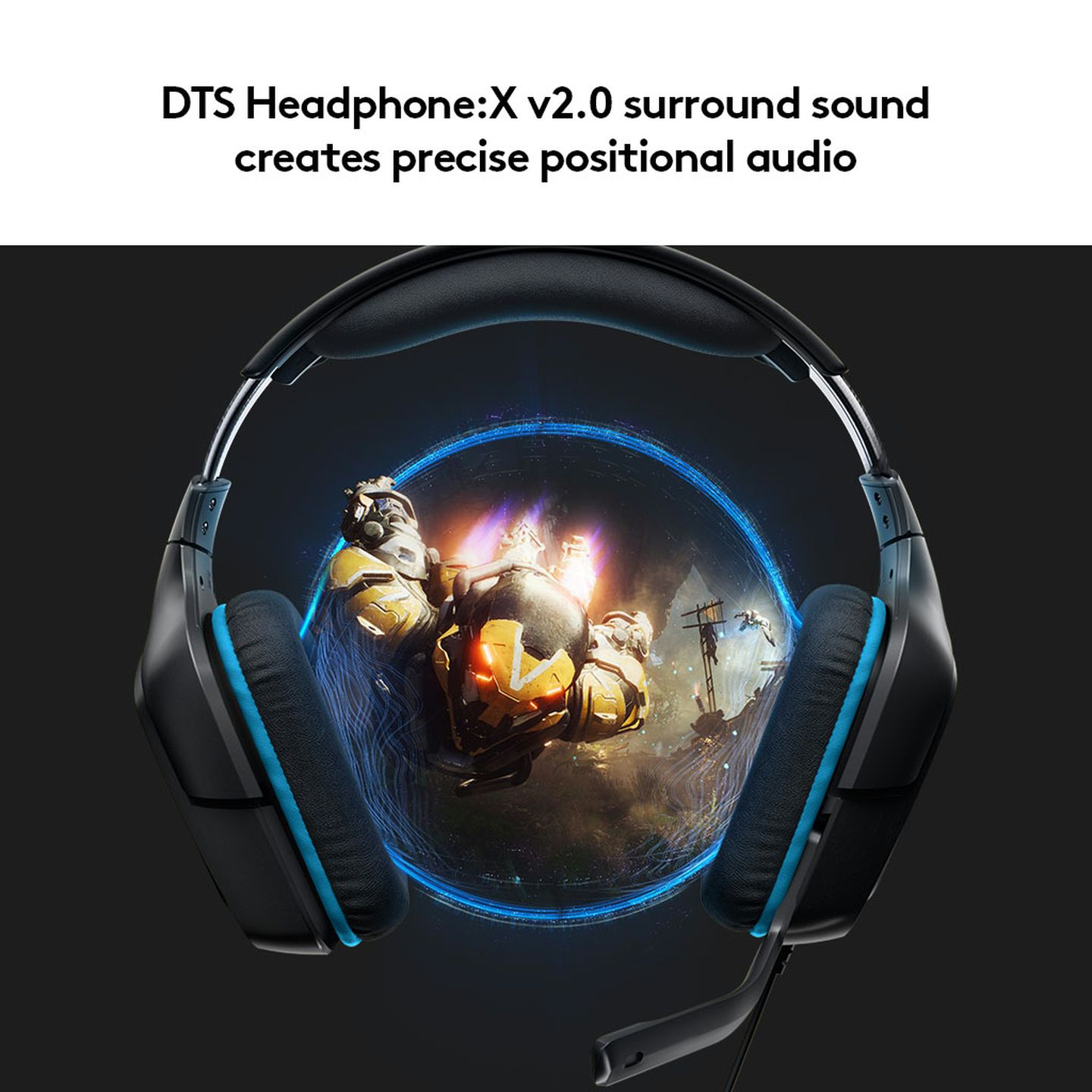 Logitech G432 7.1 Surround Sound Wired Gaming Headset