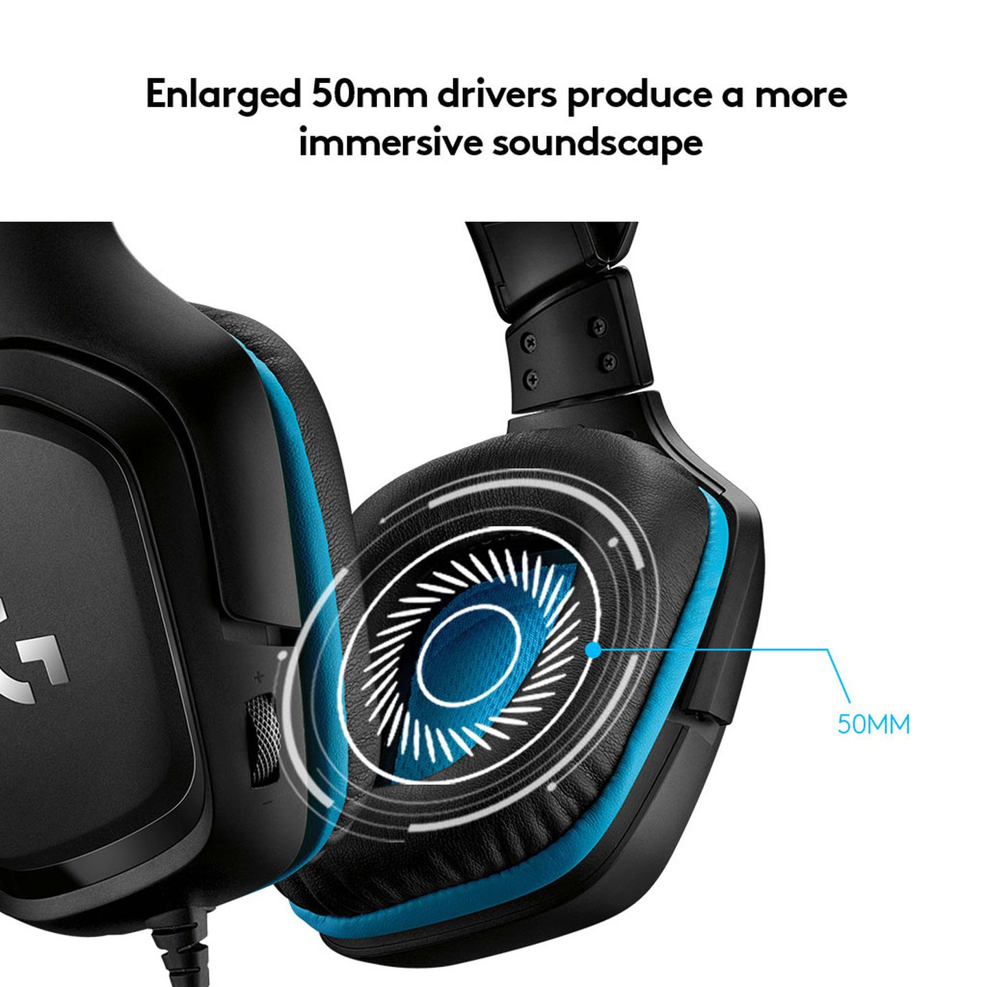 Logitech G432 7.1 Surround Sound Wired Gaming Headset