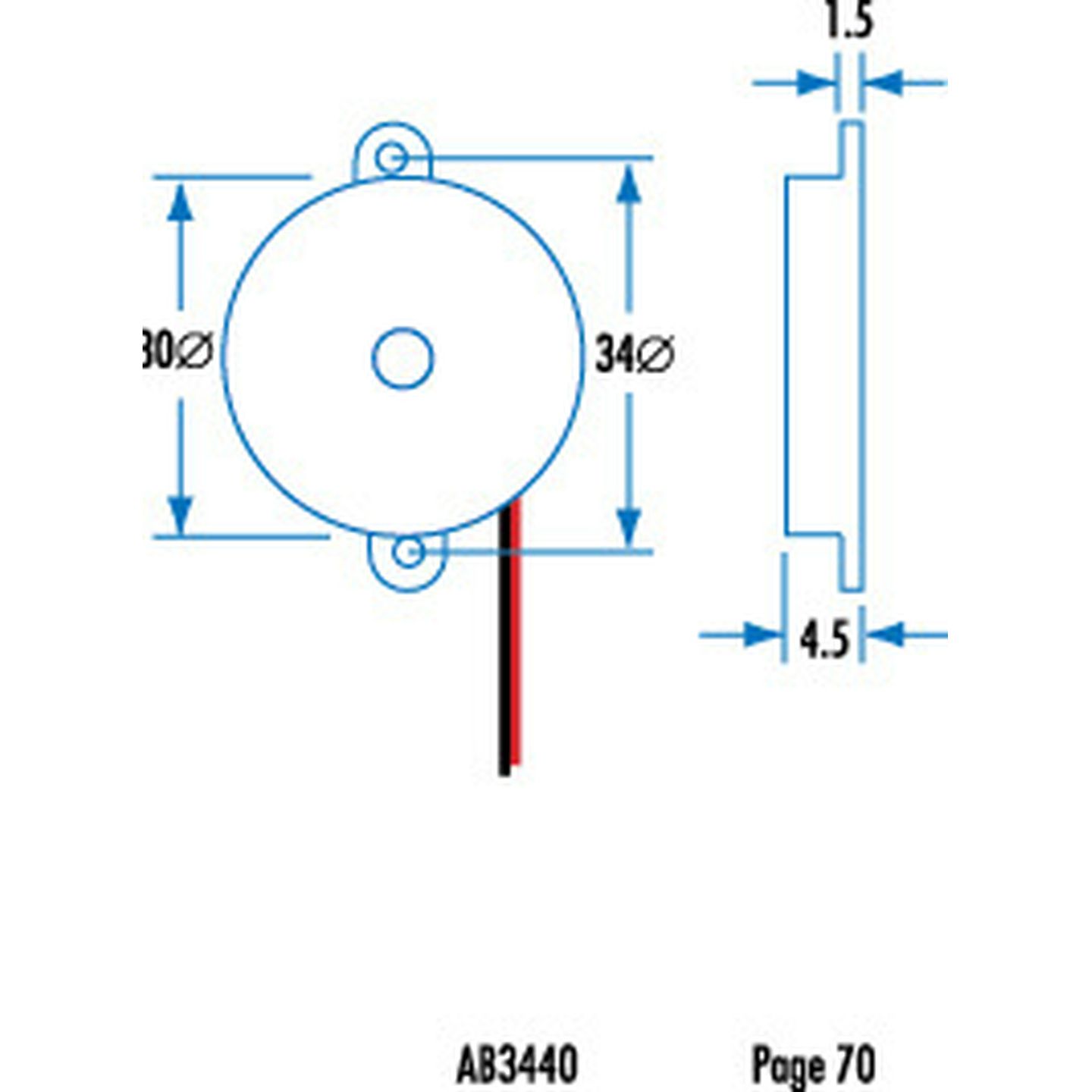 4.2kHz Audio Transducer