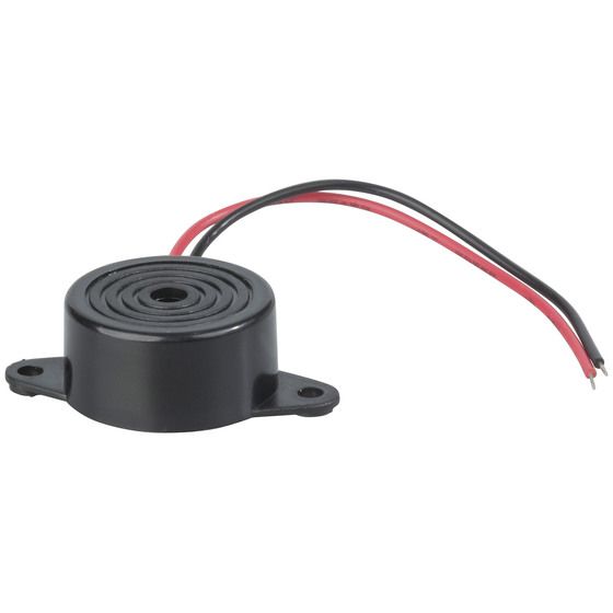 Jaycar Mini Piezo Buzzer 3–16VDC | 90dB Alert with Pre-Wired Leads