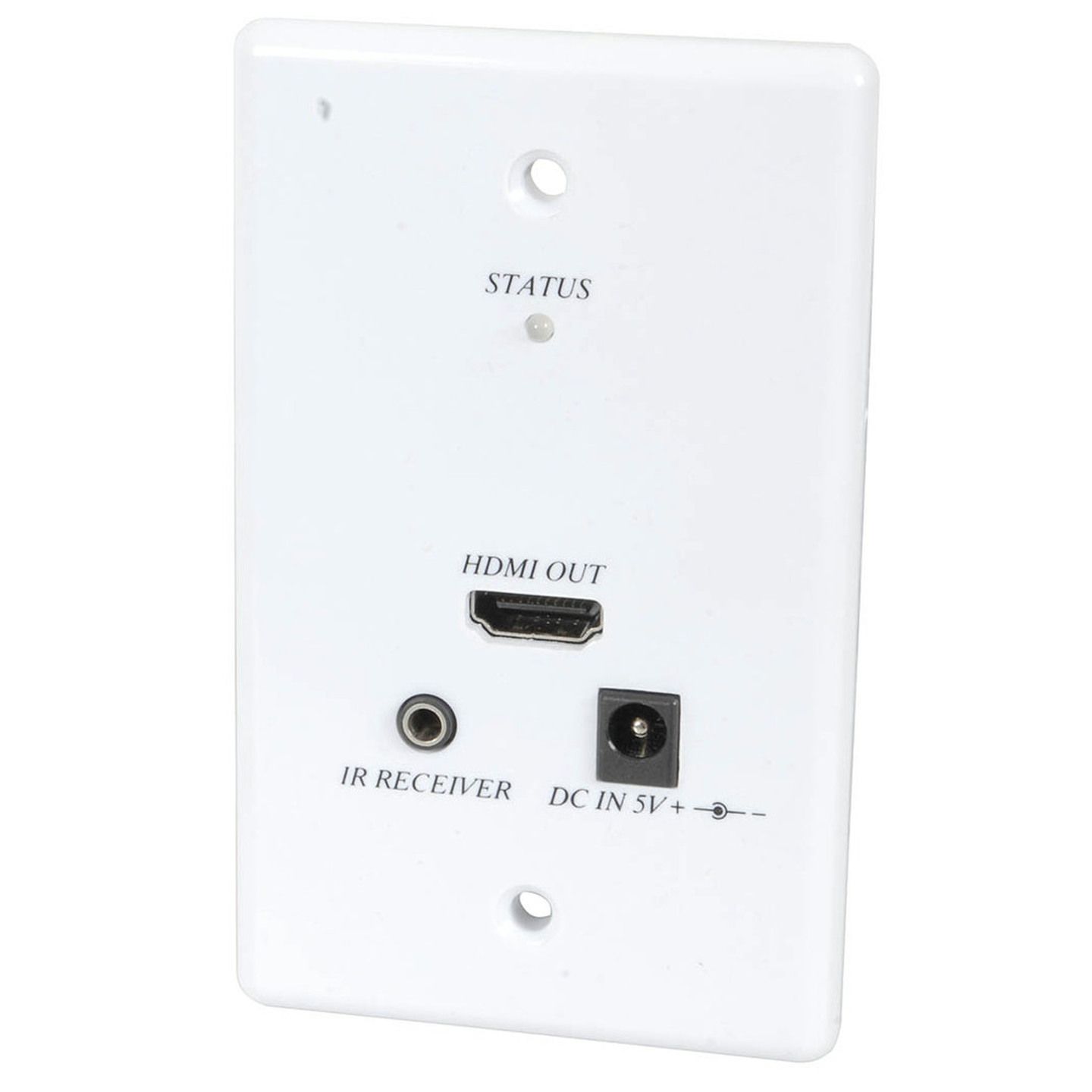 Wall Plate HDMI &amp; IR Repeater CAT5e Extender