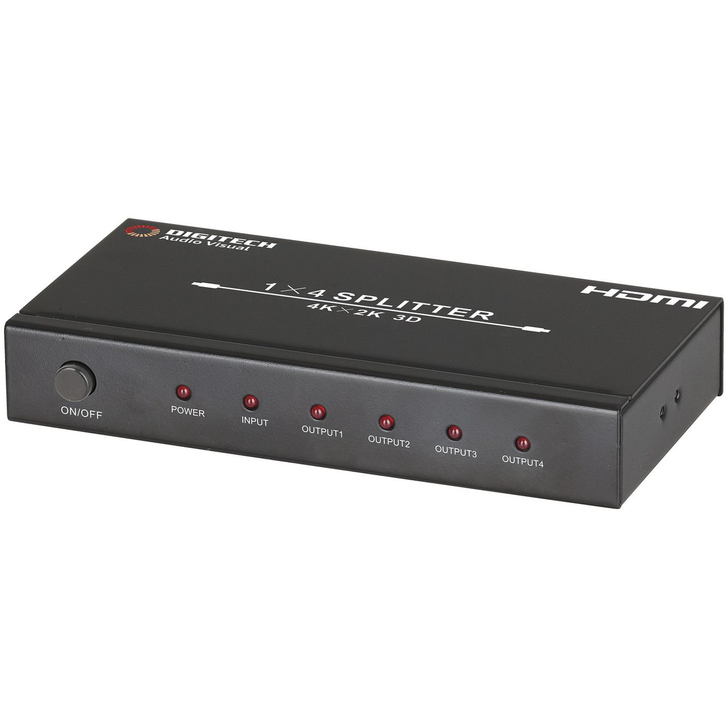 Digitech 4 Way Splitter with 4K Support