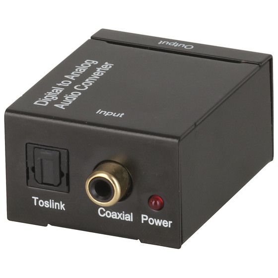 Digitech Digital to Analogue Audio Converter – TOSLINK & Coaxial to RCA Stereo