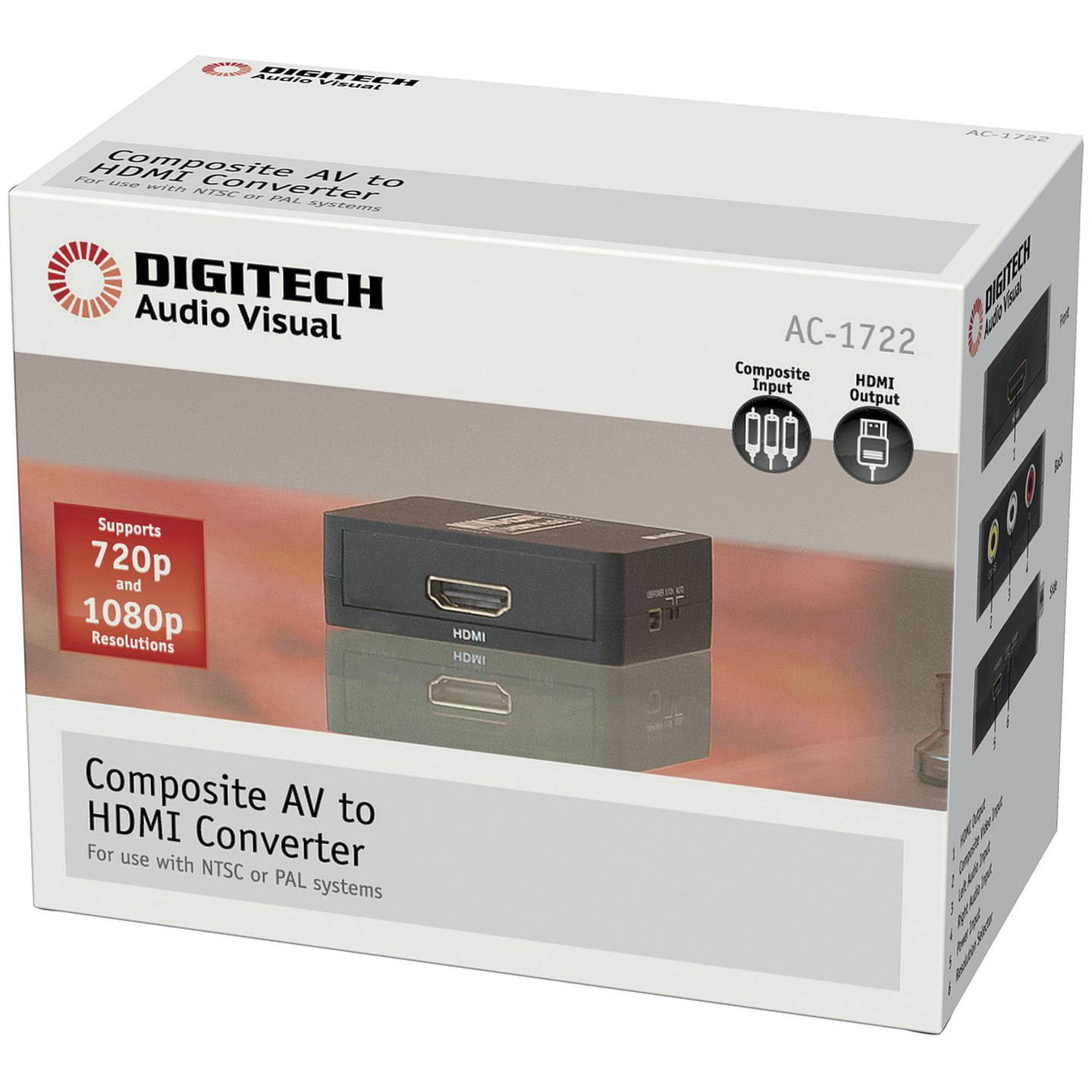 Digitech Composite AV to HDMI Converter