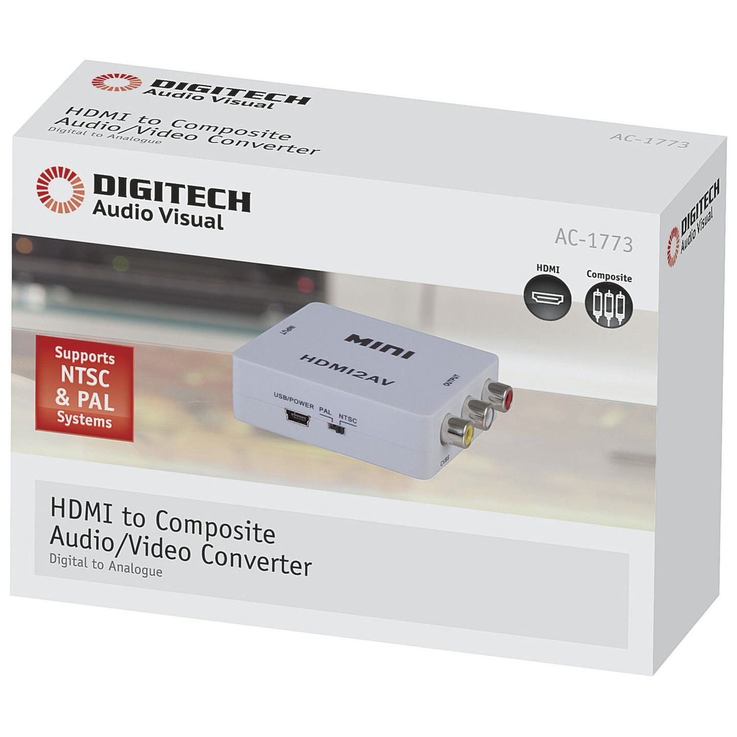 Digitech HDMI to Composite AV Converter