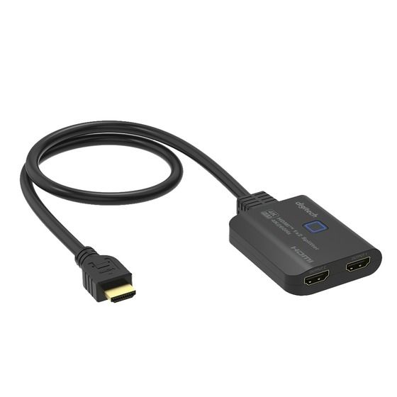 Digitech 2-Way HDMI Splitter – 4K@60Hz, HDMI 2.0