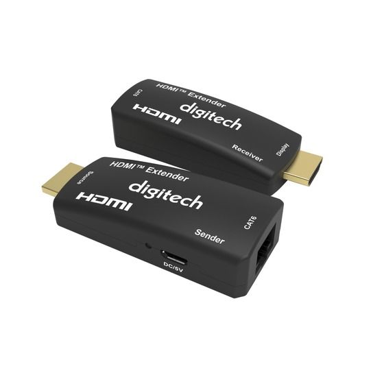 Jaycar HDMI Extender – Single Cat6 Cable, 50m, 1080P, PoE
