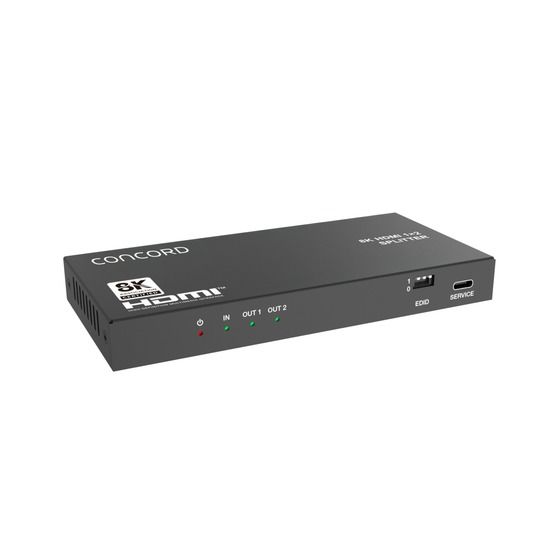 Concord 2-Way 8K HDMI Splitter by JAYCAR