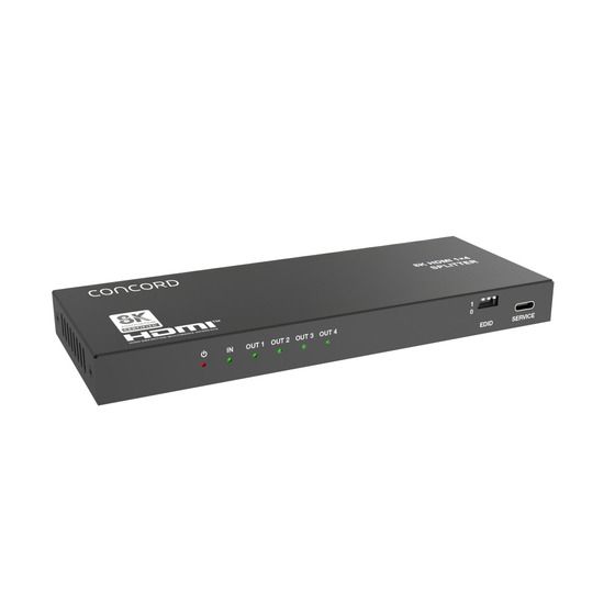 Concord 4-Way 8K HDMI Splitter by JAYCAR
