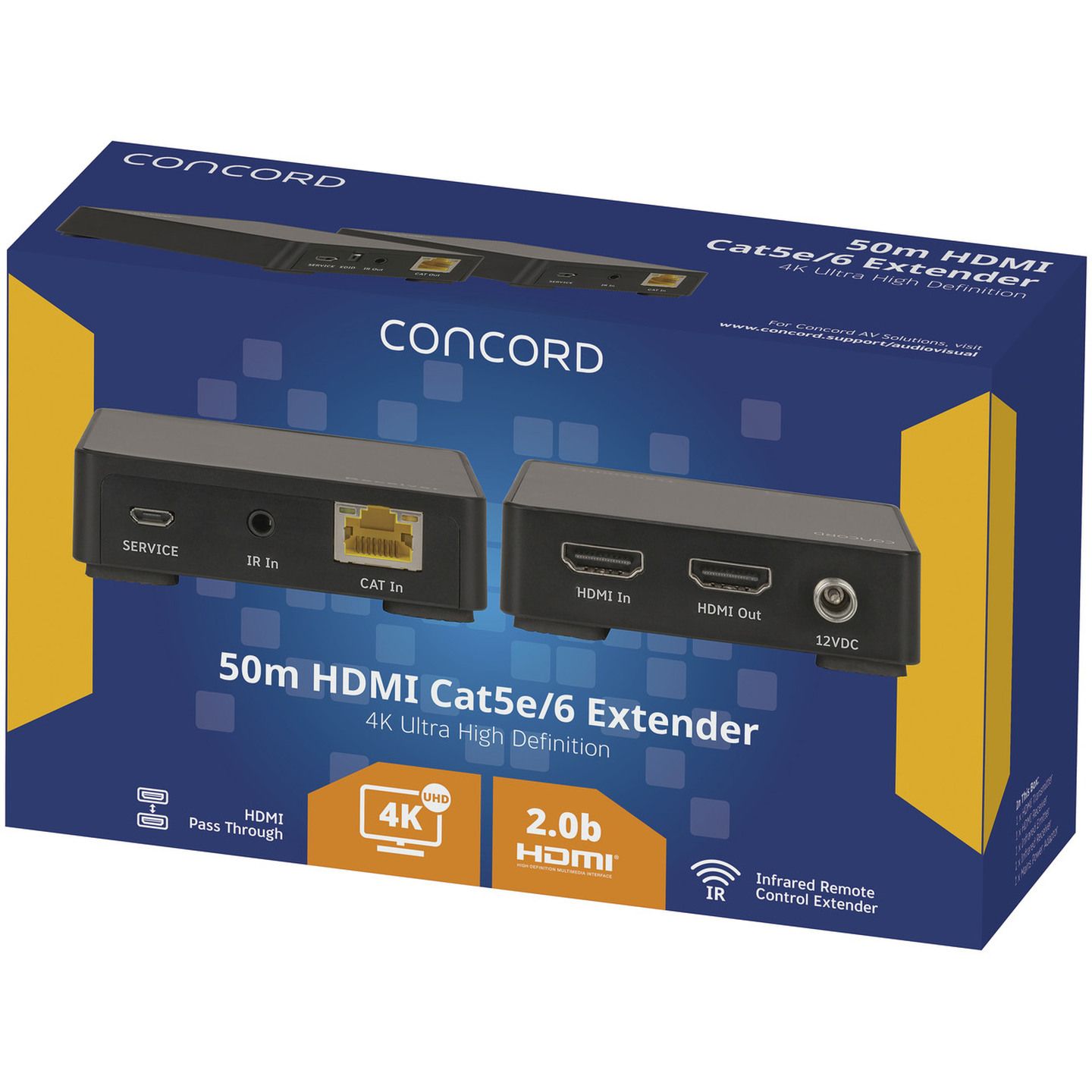 Concord 4K HDMI Cat5e/6 Extender