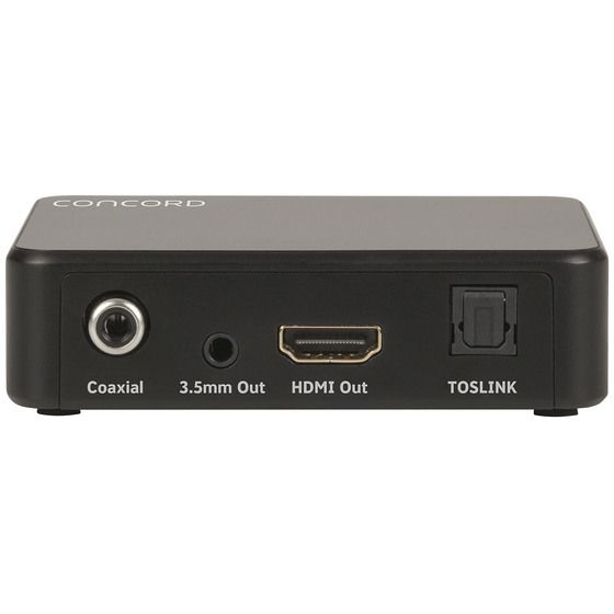 Concord HDMI Audio Extractor – 4K/60Hz, Optical, Coaxial & 3.5mm Outputs