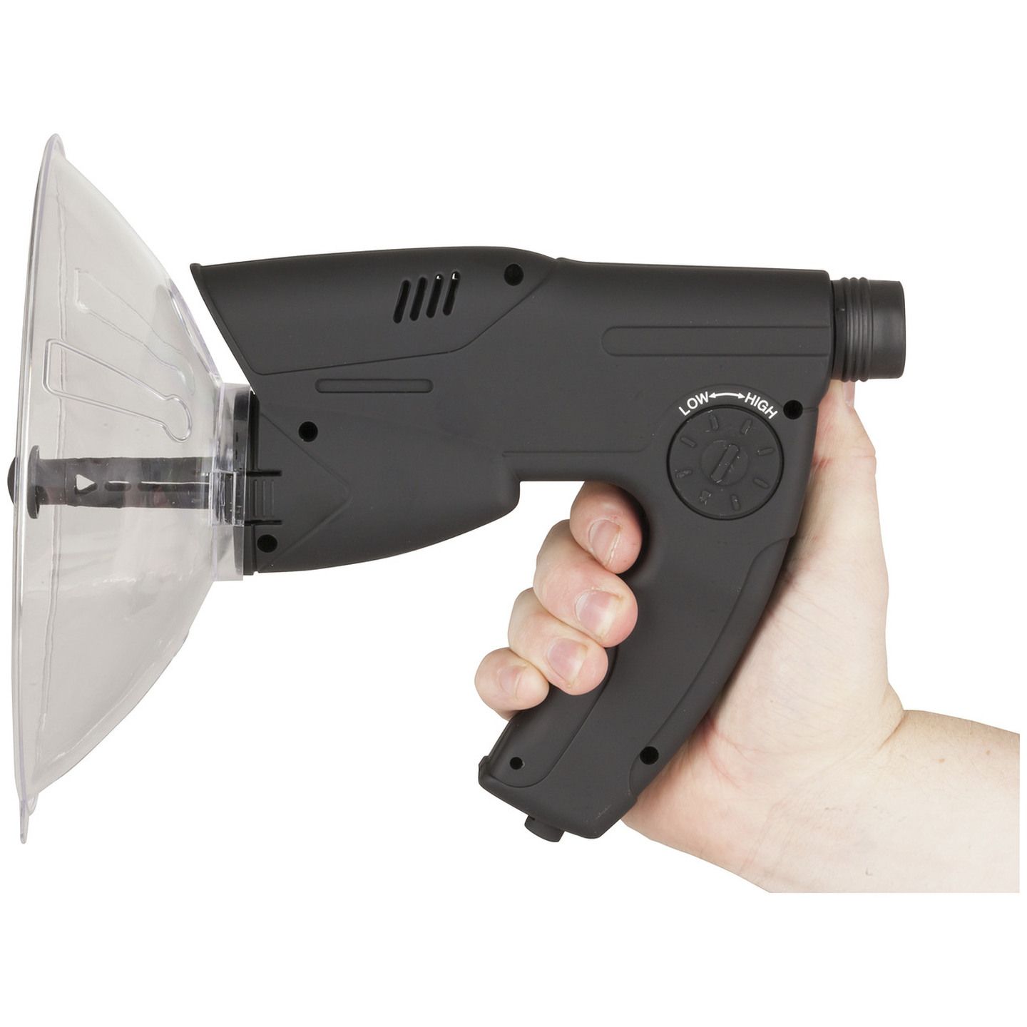 Parabolic Microphone with Audio Recorder and Headphones