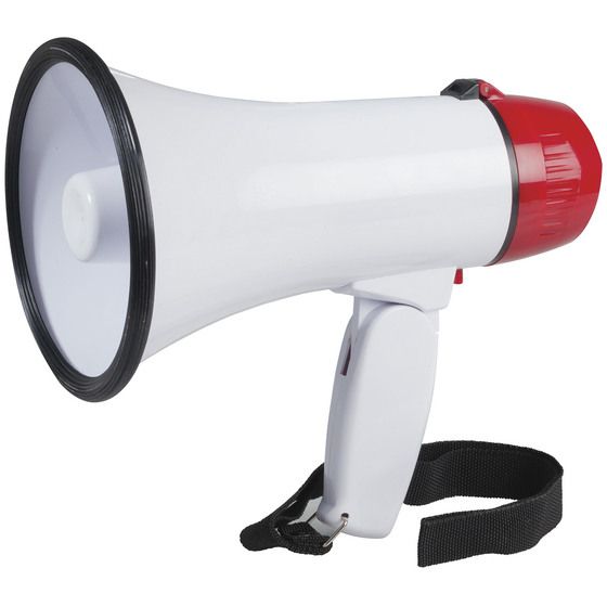 Digitech Compact Megaphone with Siren – Folding Handle & Carry Strap (AM4041)