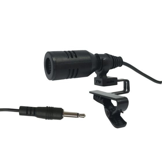 Tie Clasp Electrect Condenser Microphone – 3.5 mm Plug, 2 m Cable