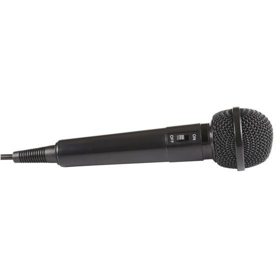 Jaycar Unidirectional Dynamic Microphone – Anti-Pop Grill, On/Off Switch, 3m 6.5mm Lead