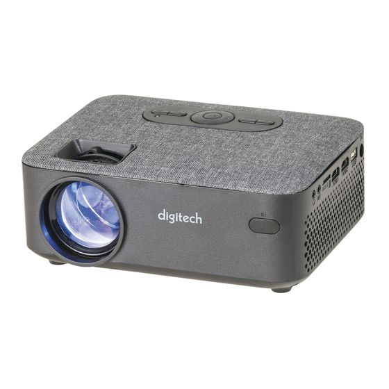 Digitech AV Projector – 2× HDMI, USB & VGA Inputs with Built-in Speakers