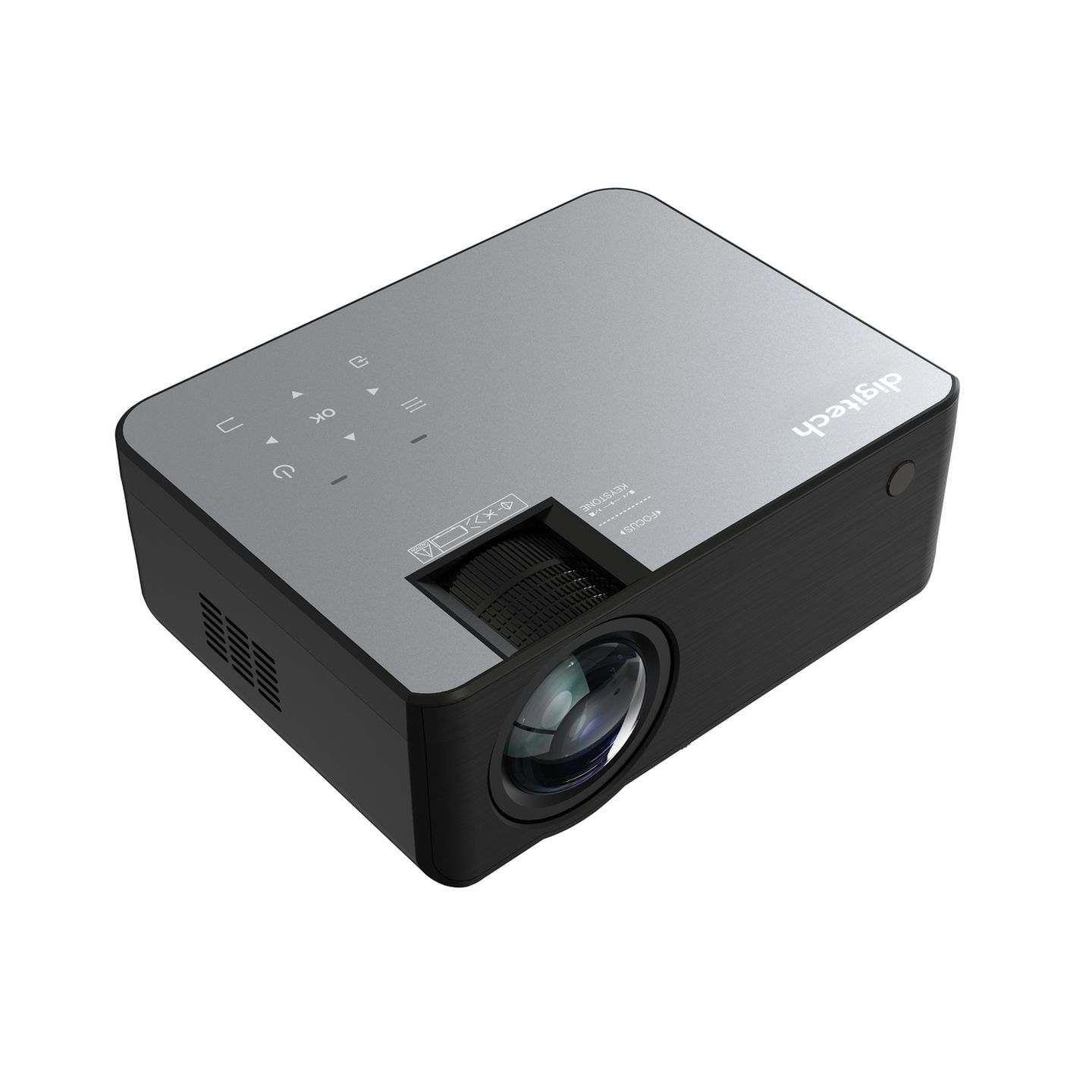 Digitech HD Projector with HDMI USB and VGA Inputs and Built-in Speakers