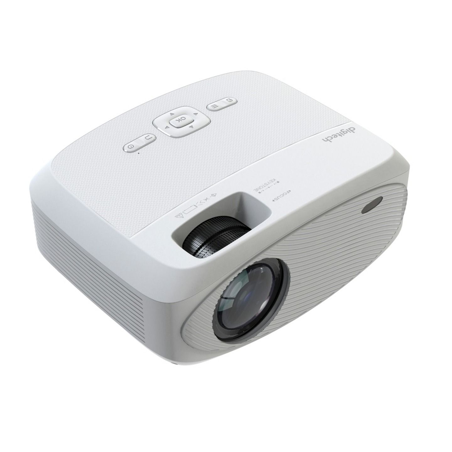 Digitech 1080p Projector with HDMI USB SD and AV Inputs with Built-in Speakers