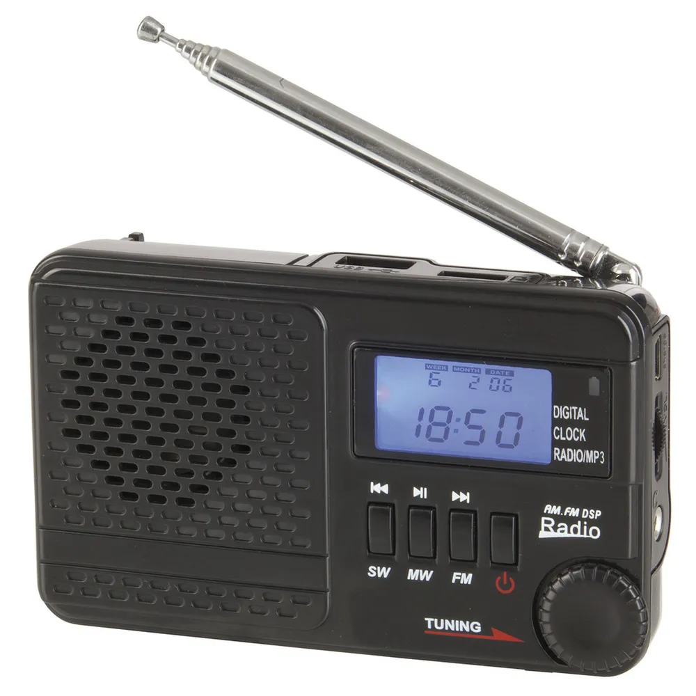 Digitech AM/FM/SW Rechargeable Radio with MP3 | Jaycar Australia