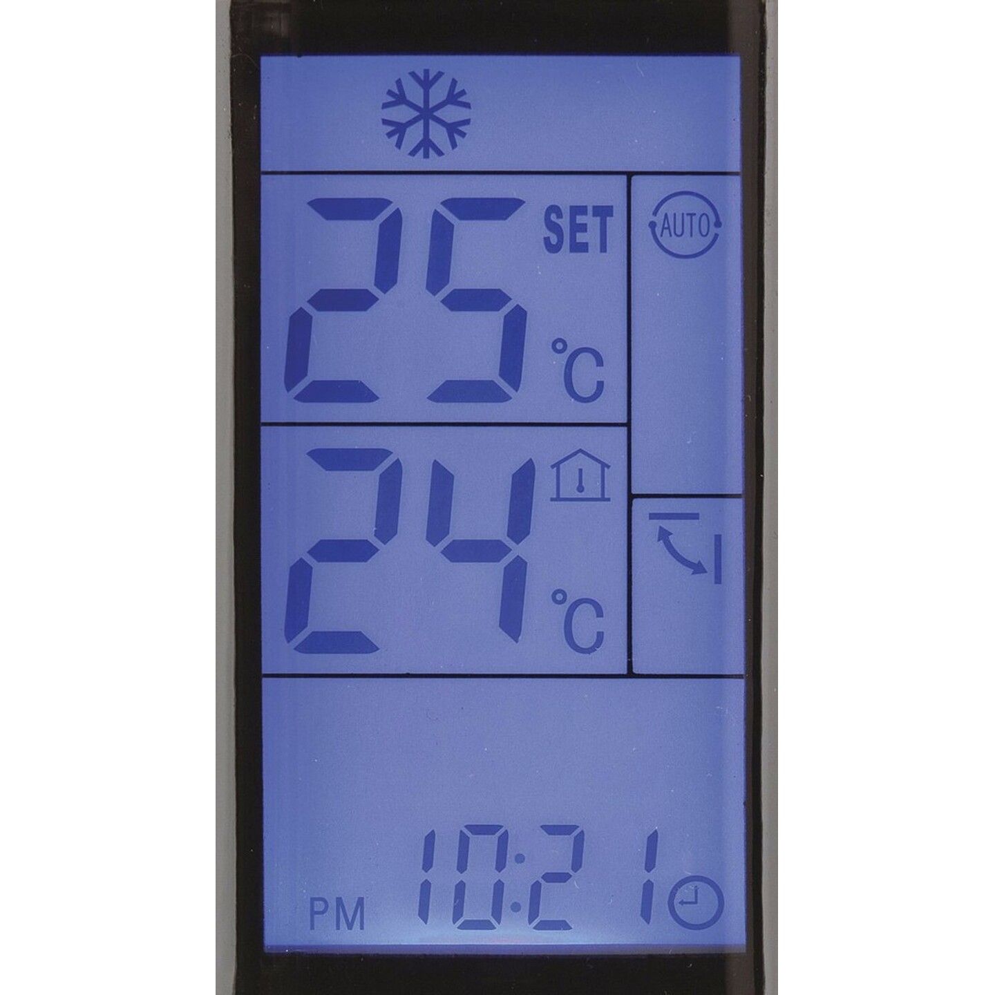 Universal Remote Control for Air Conditioners with Backlit LCD