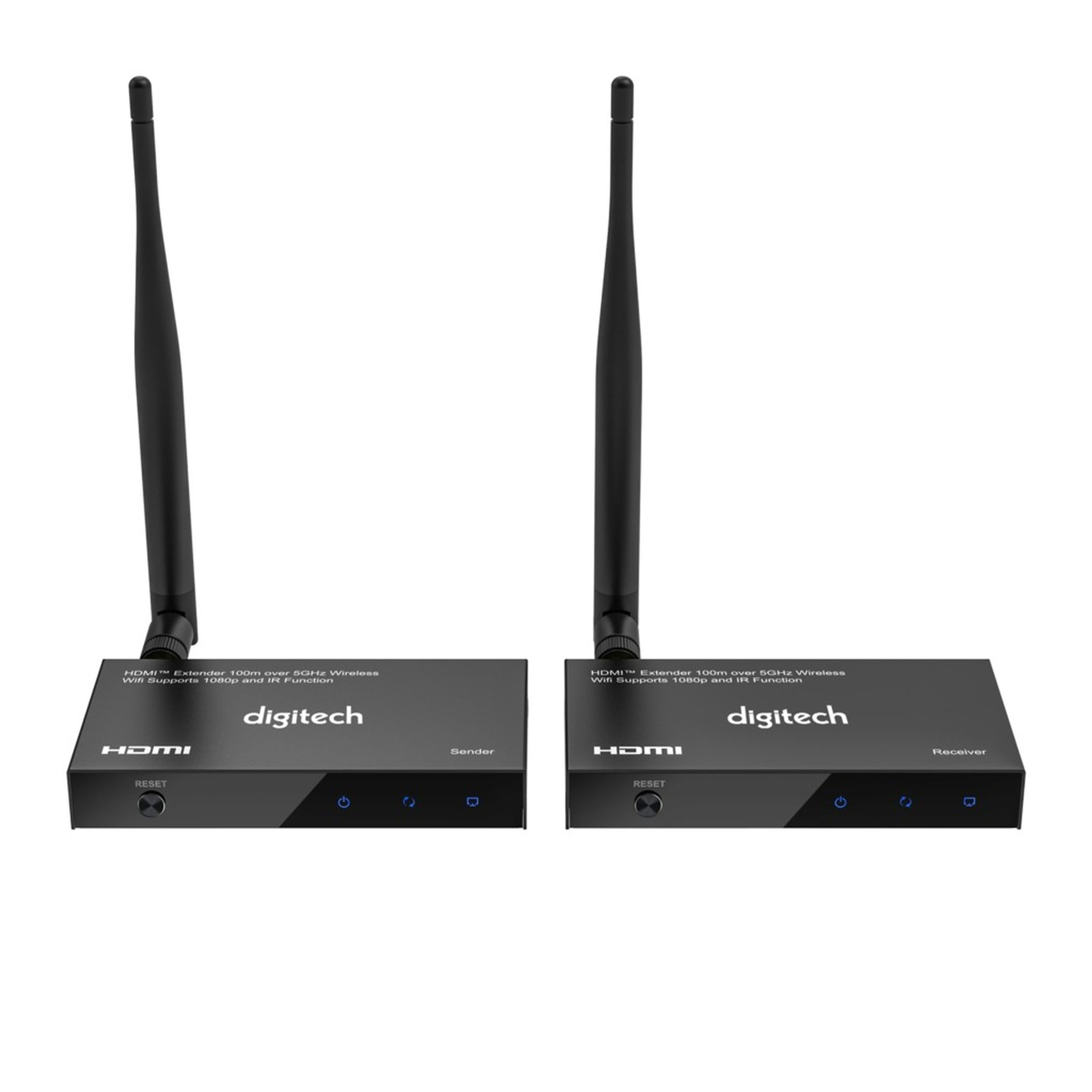 HDMI Extender 100m over 5GHz Wireless Wi-Fi Supports 1080p and IR Function