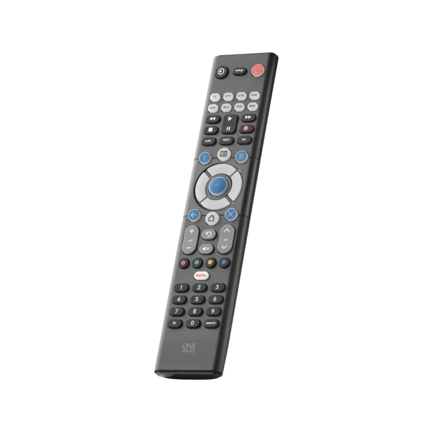 One For All Essence 8 TV Universal Remote 