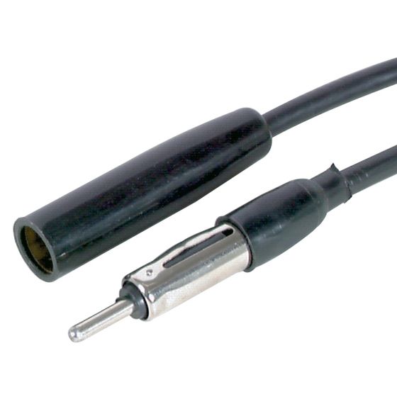 Jaycar Car Aerial Extension Cable — Standard Socket to Plug