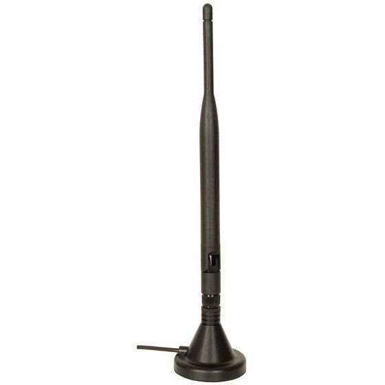Jaycar 2.4GHz Wireless Networking Antenna 5dBi — Dipole, Magnetic Base, 1.5m Reverse SMA Lead