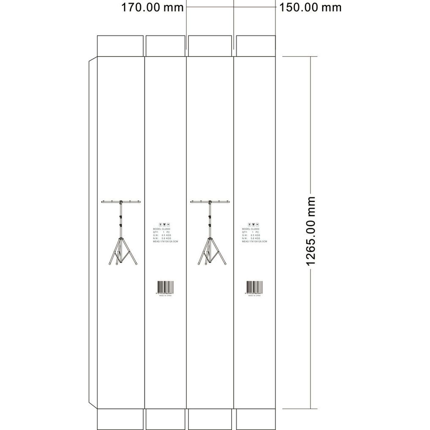 Adjustable Party Lighting Stand