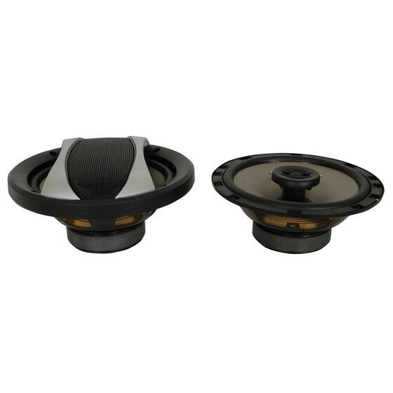 Response 6.5-Inch Coaxial 2-Way Car Speakers – Titanium Fibre Woofer, Silk Dome Tweeter (Pair)