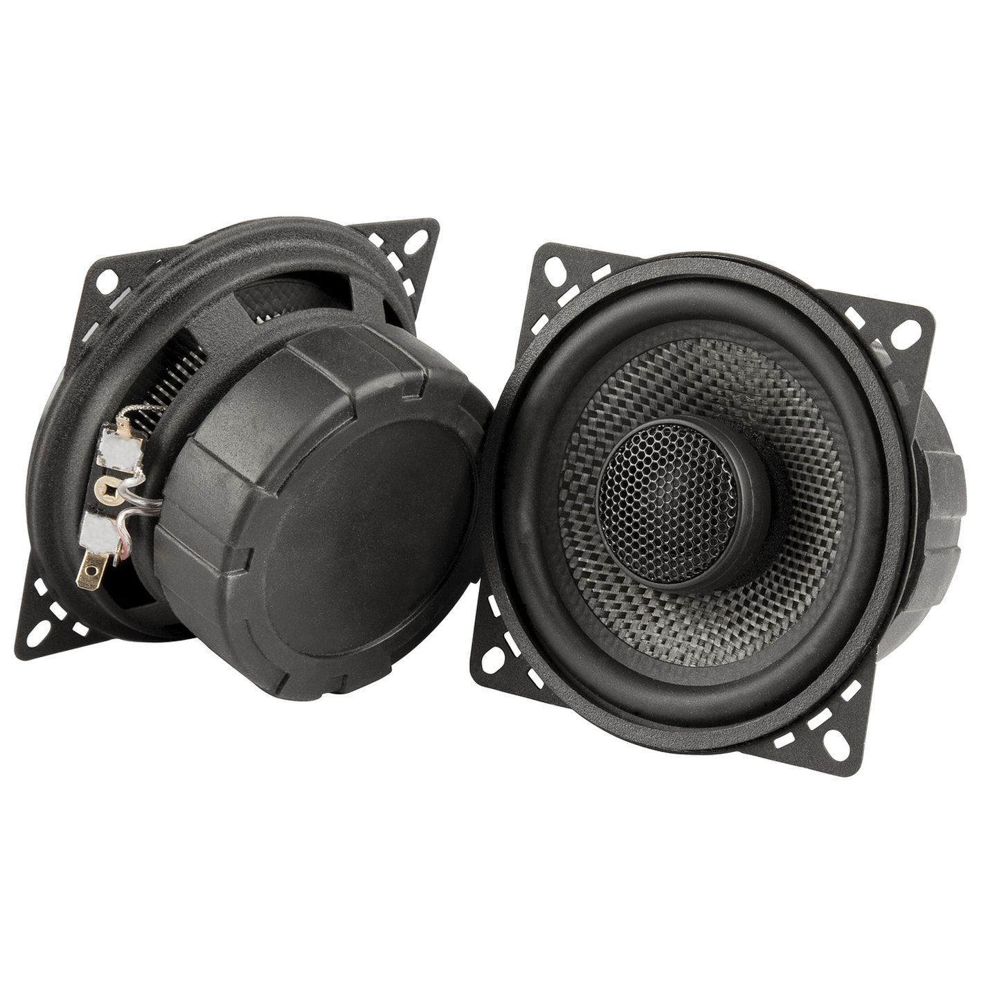 4 Inch Coaxial speakers with Silk Dome Tweeter made with Kevlar