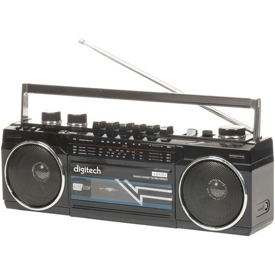 JAYCAR Boom Box – Cassette, Bluetooth®, AM/FM Radio & USB/SD (CS2443)