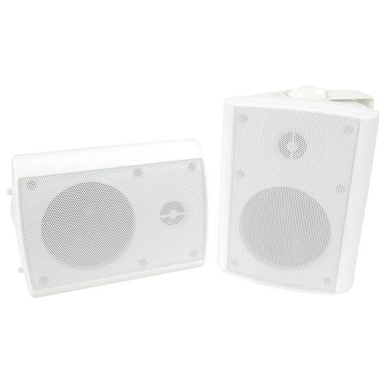 Jaycar 4 Inch Indoor/Outdoor Speakers (Pair) – Polypropylene Woofer & Dome Tweeter