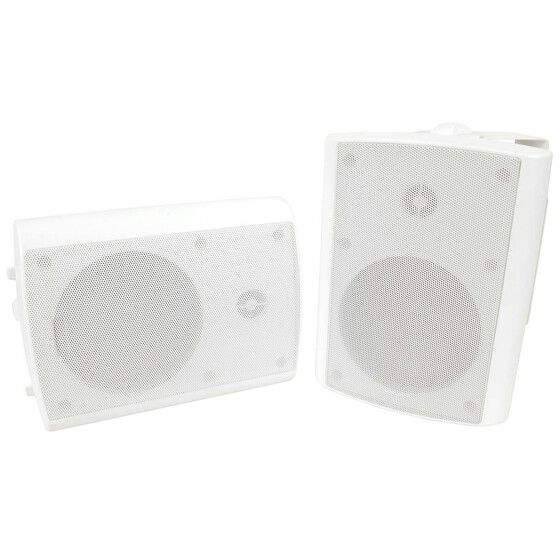 Jaycar 5 Inch Indoor/Outdoor Speakers (Pair) – Polypropylene Woofer & Dome Tweeter