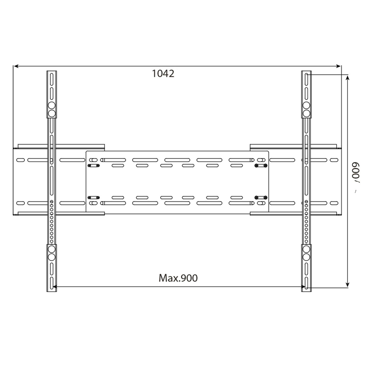 50-100 Inch LCD Monitor Wall Mount Bracket