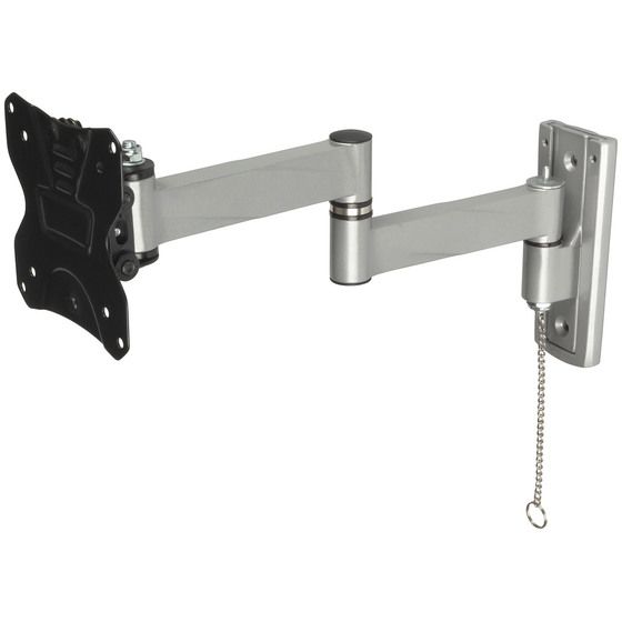 Jaycar 13–42" LCD Monitor Swing Arm Wall Bracket – 2 Slide-In Locking Plates