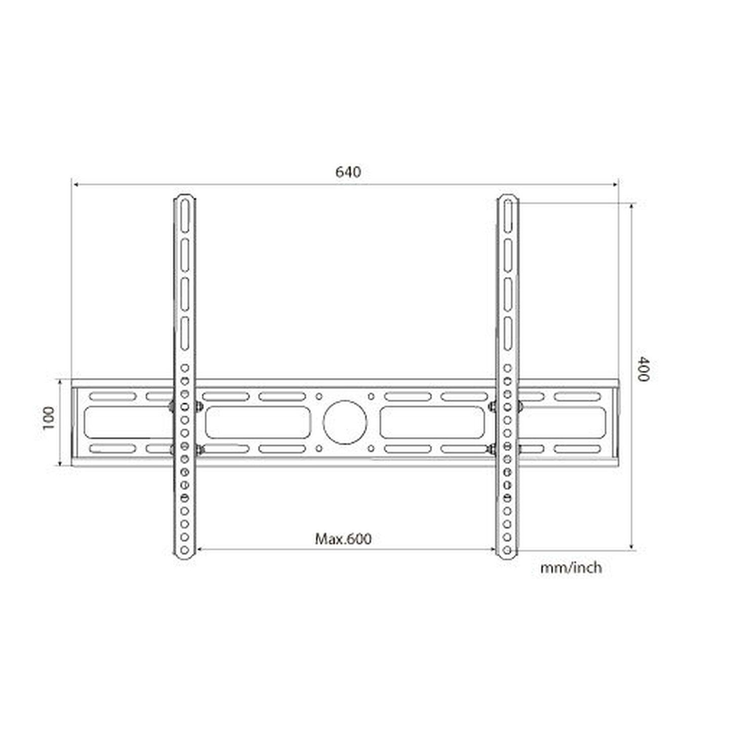 Economy Ultra-Thin LCD TV Wall Bracket with 10 Degree Tilt