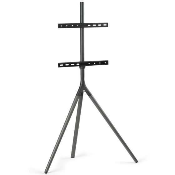 Jaycar TV Stand Tripod – Grey Metal | 32″ to 65″ Screens | No Drilling Required