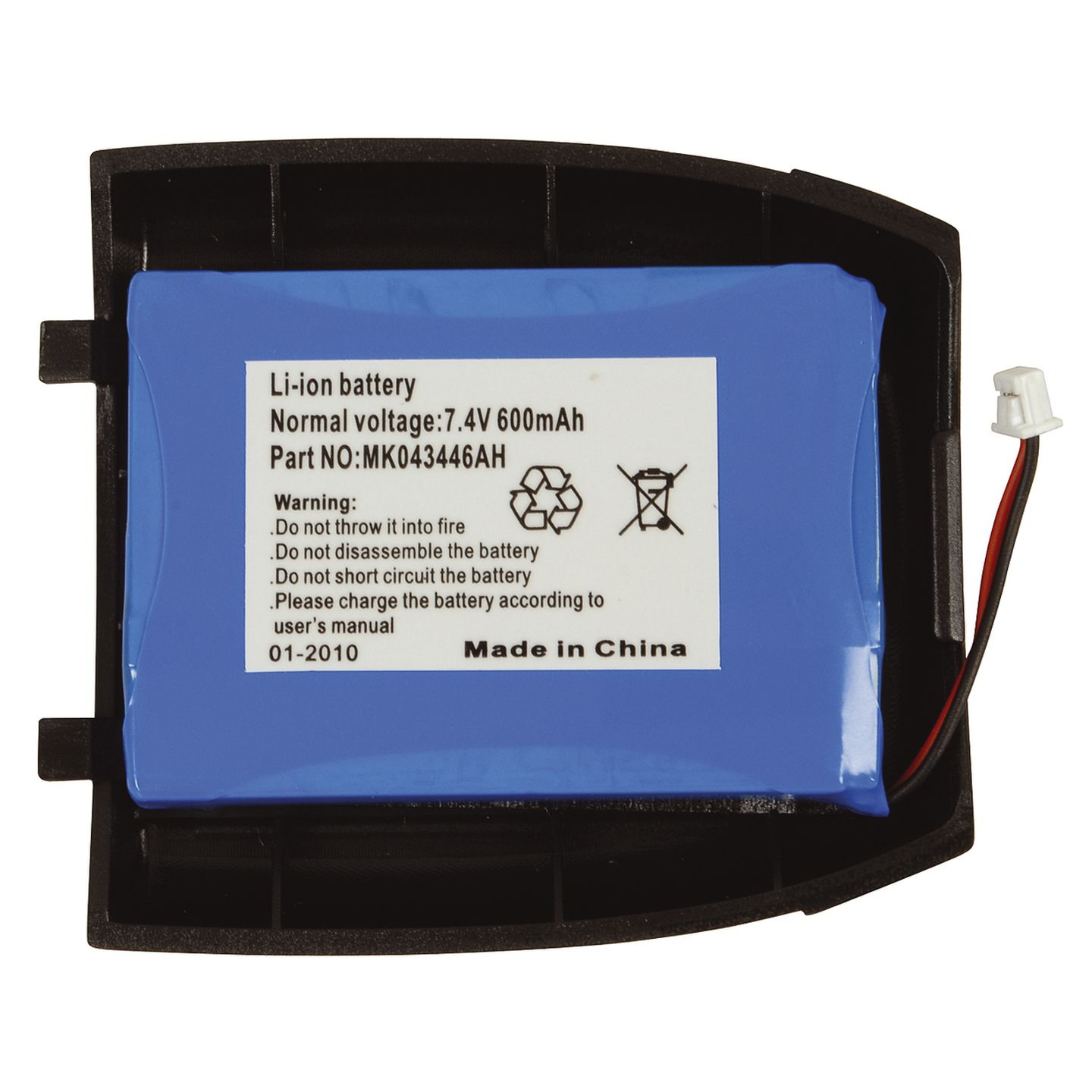 600mAh Li-ion Battery for Digitech DC1049 2W CB Radio