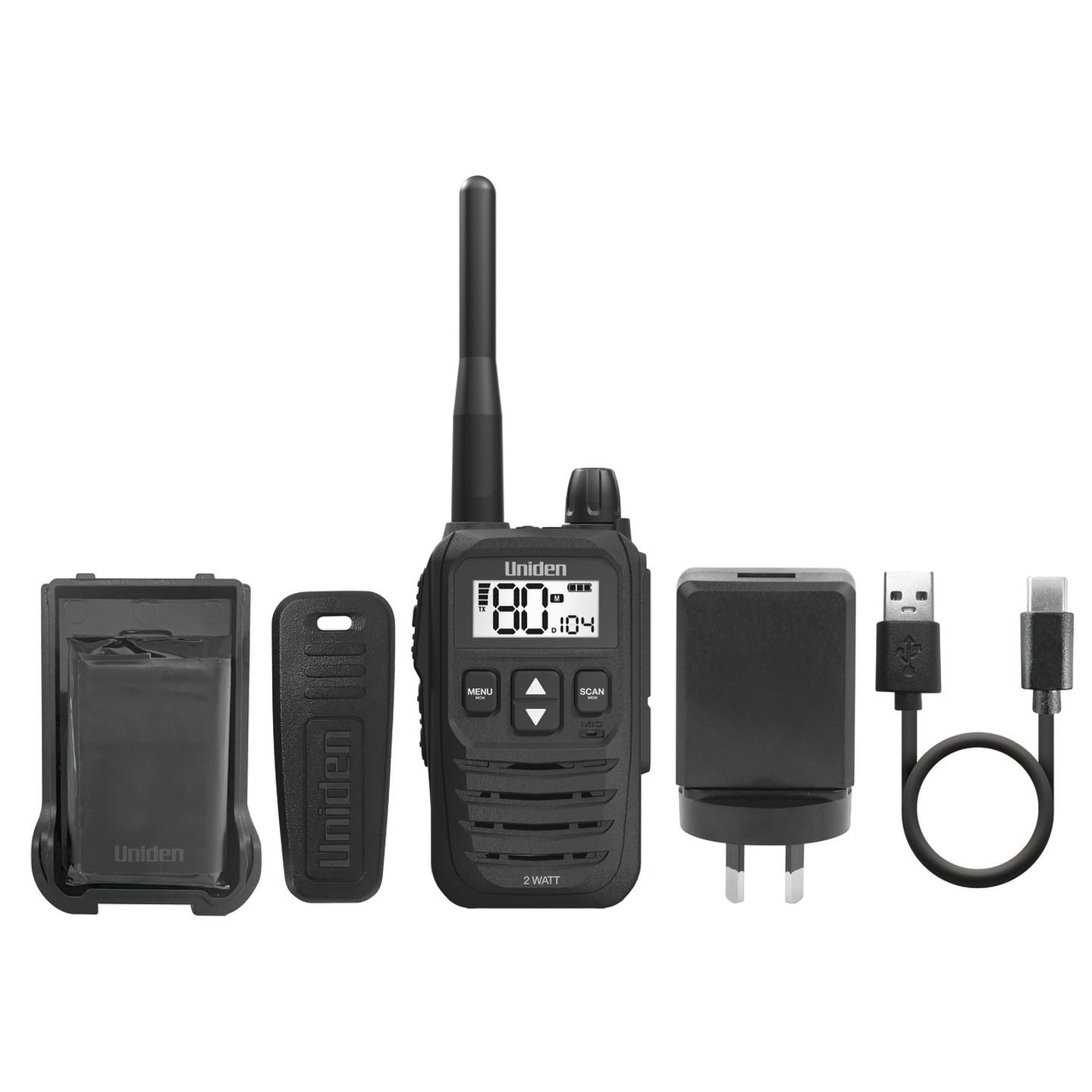 Uniden 2W UHF Hand Held Transciever UH825