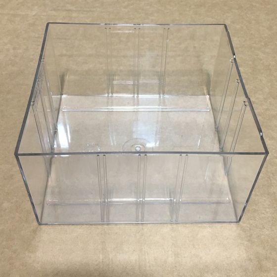 CLEAR PLASTIC F-TRAY 145WX145DX75H