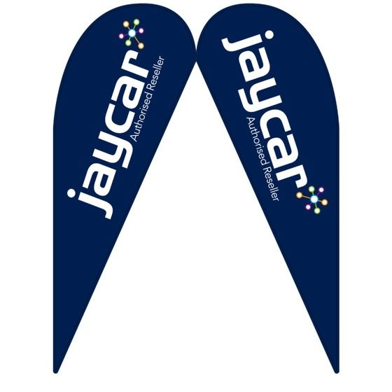 MEDIUM D/S TEARDROP FLAG 2.75M (NEW LOGO)