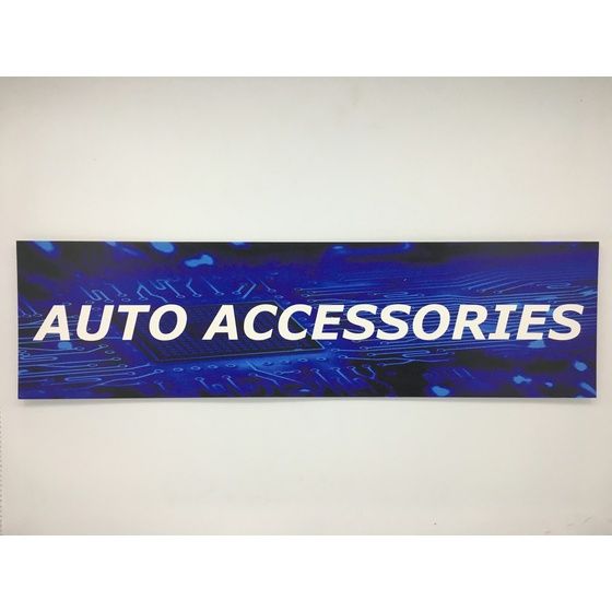 RESELLERS CATEGORY SIGN BLUE AUTO ACC.