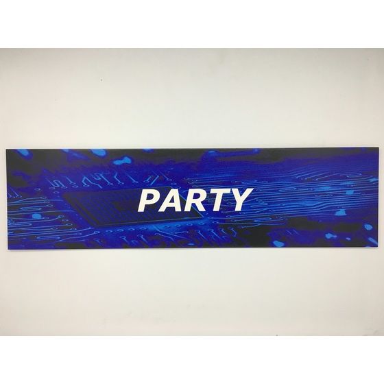 RESELLERS CATEGORY SIGN BLUE PARTY