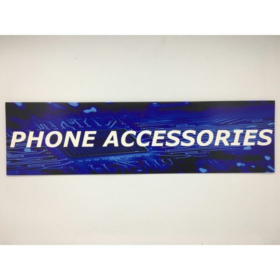 Jaycar Blue Category Sign – PHONE | Shop Section Label for Electronics Resellers