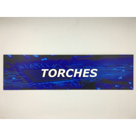 RESELLERS CATEGORY SIGN BLUE TORCHES