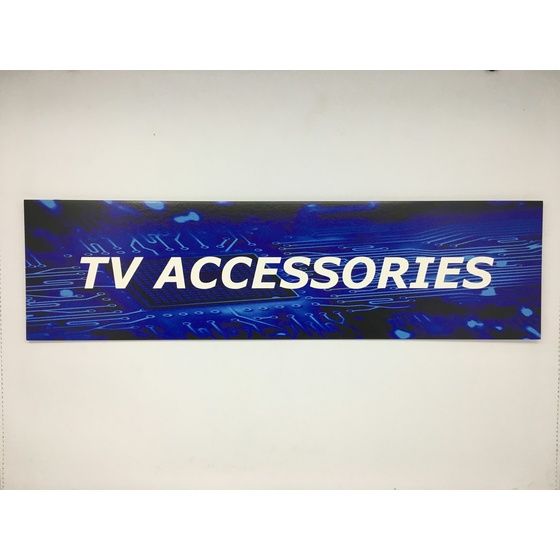 Jaycar Resellers Category Sign – Blue – TV Accessories