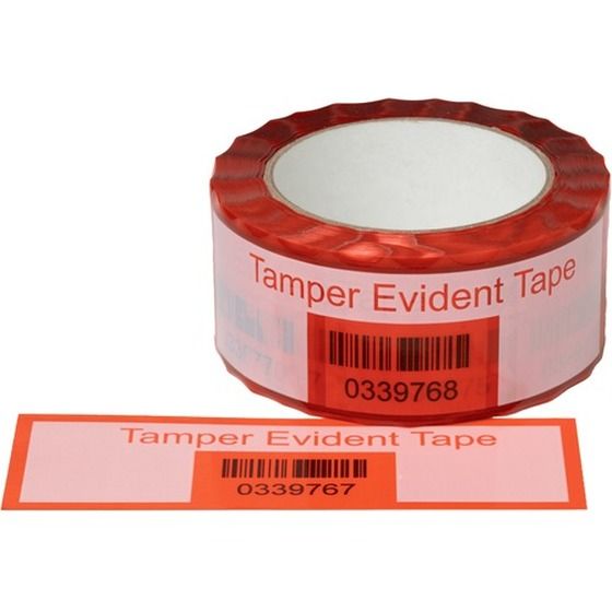 JAYCAR White Security Seal Tape – 150mm Perf 50mm, 50m Roll, Box of 20