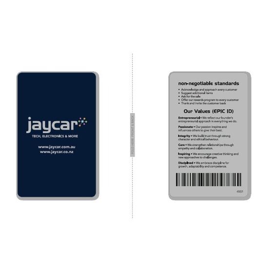 STAFF ID CARD JAYCAR