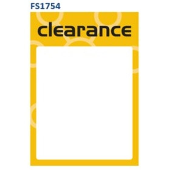 JAYCAR A7 CLEARANCE SIGN CARDS - PACK OF 50